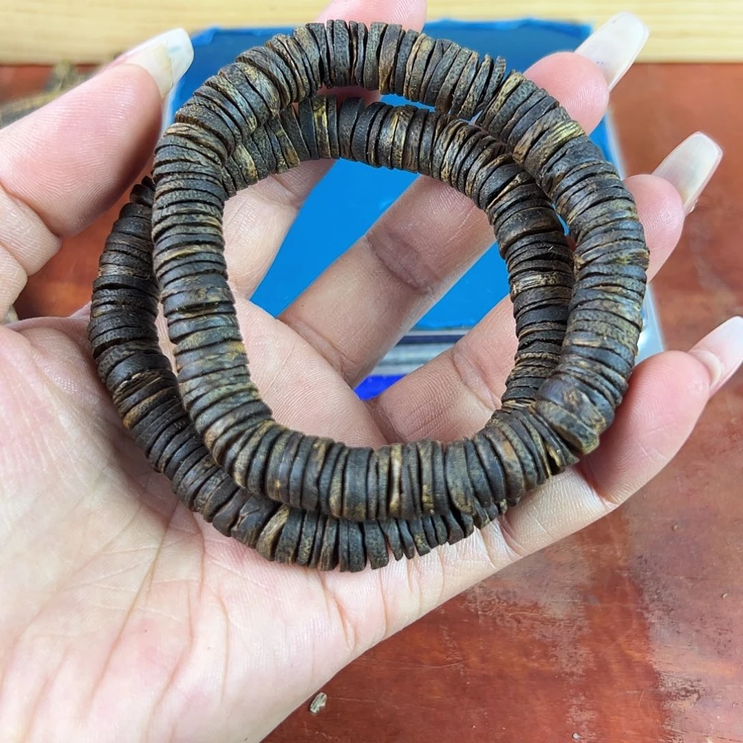 沉香沉香碎屑卡10金钱片沉水13g张勺子