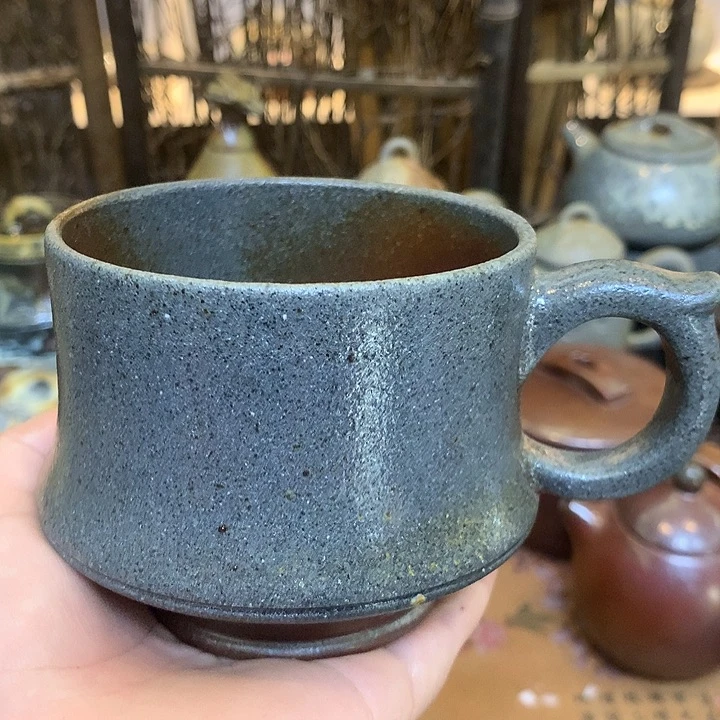 茶壶紫砂纯自然高温无釉裸柴烧