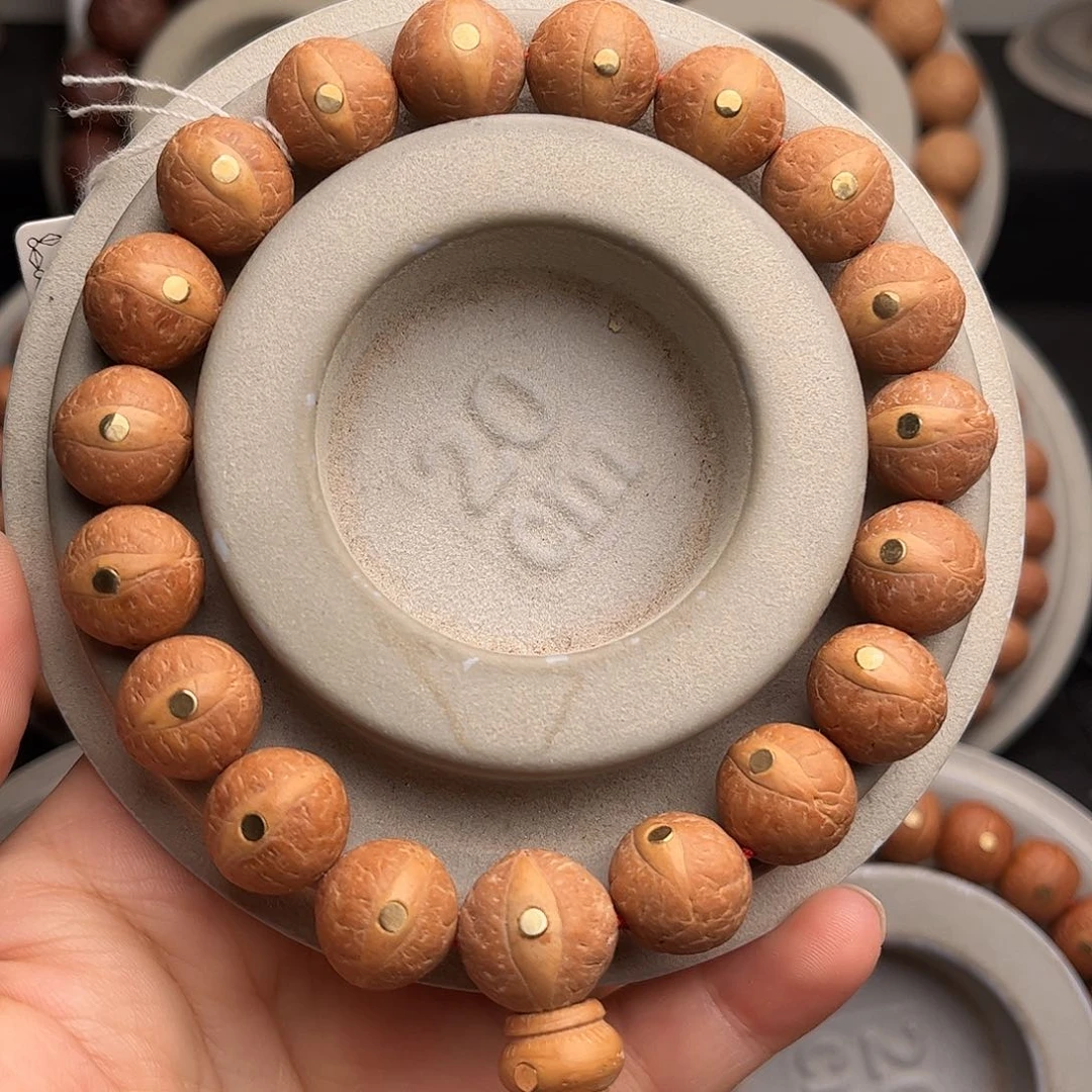 凤眼菩提手串13.5镶嵌款