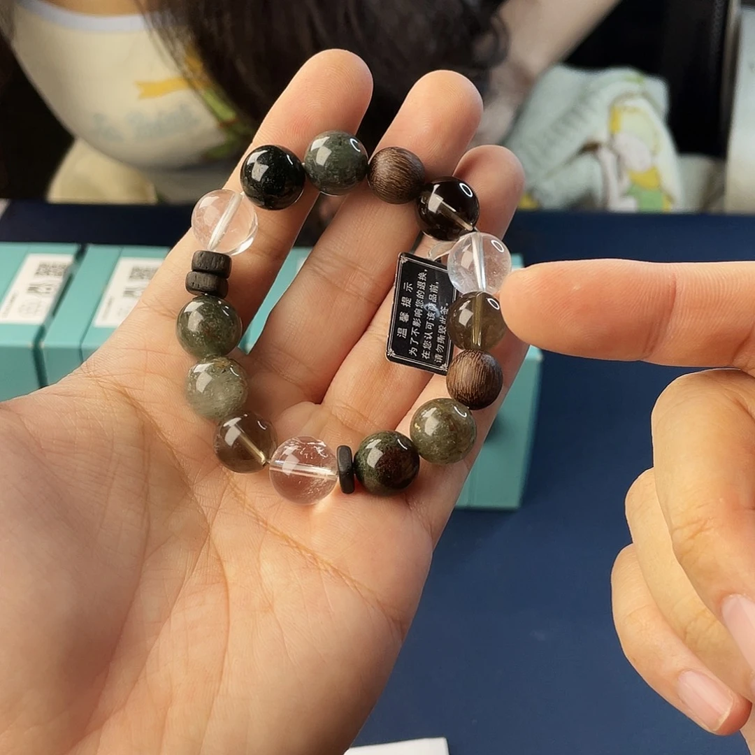 水晶手链银S925镶嵌