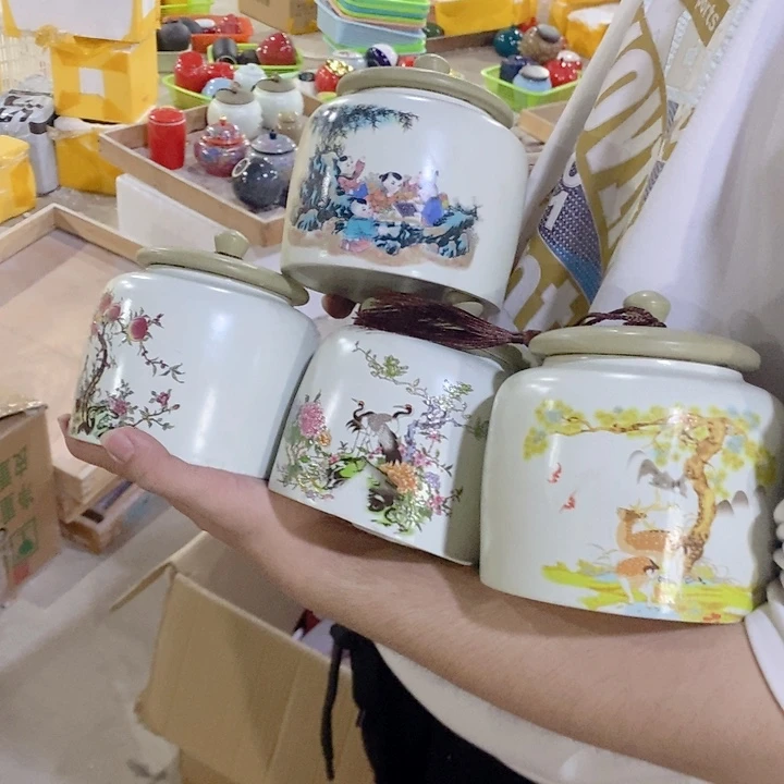 罐茶叶罐储物罐密封罐@