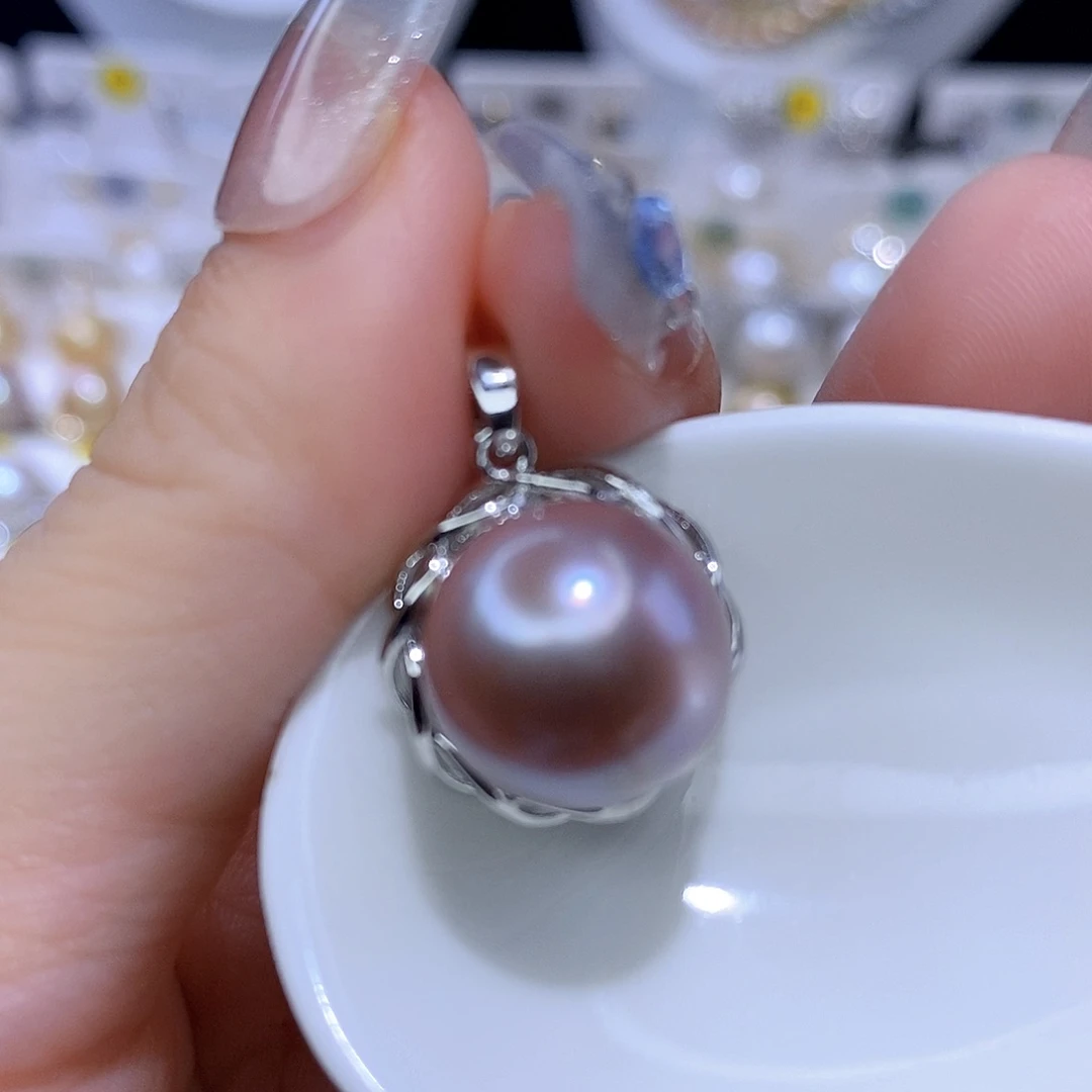 颈饰合金淡水珍珠