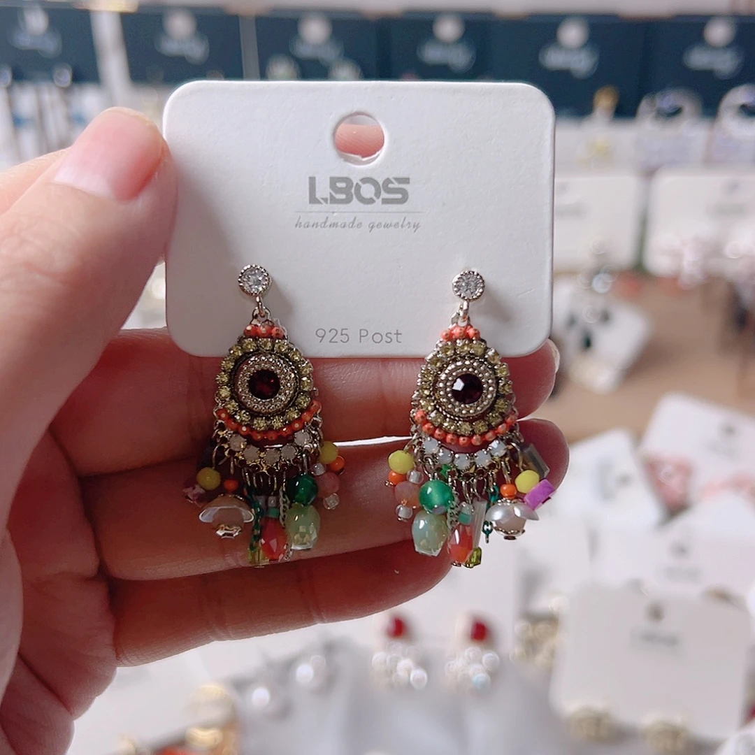 锆石纯铜合金耳环的