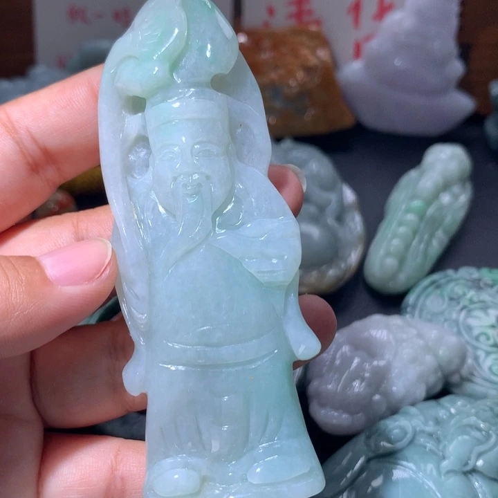 翡翠未镶嵌颈饰保真天然A货翡翠