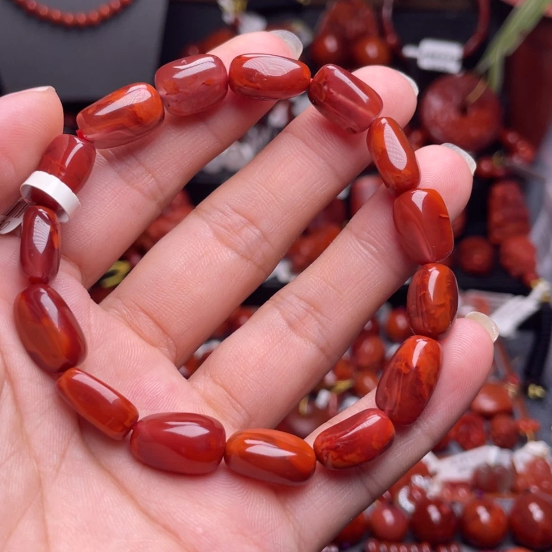 【闪购商品】南红玛瑙独籽随行手串未镶嵌风**淡