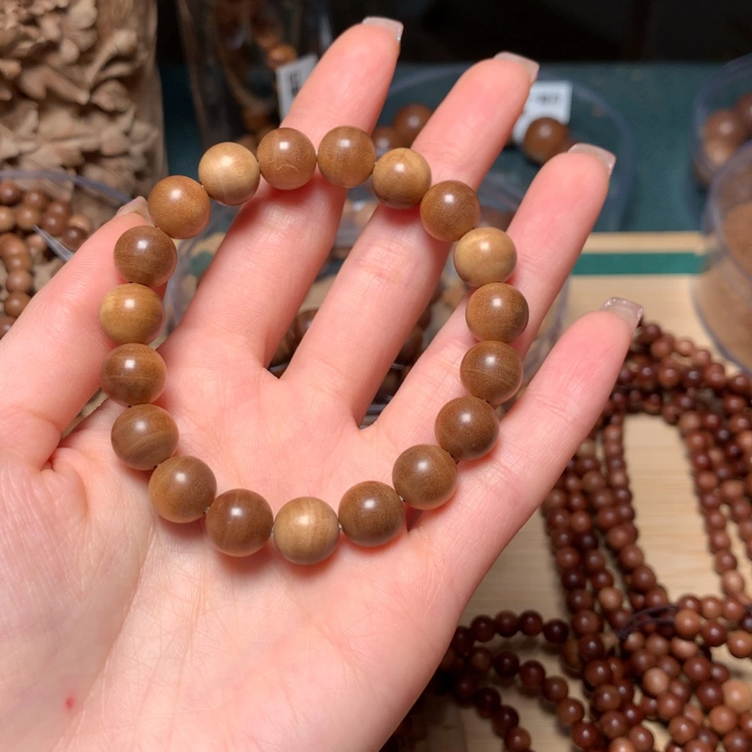 檀香木手串/手链朋***好迈索尔老山檀10微瑕