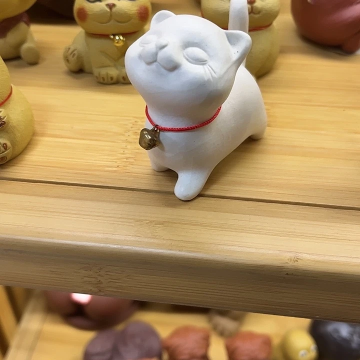 紫砂茶杯?****?紫砂猫茶宠摆件