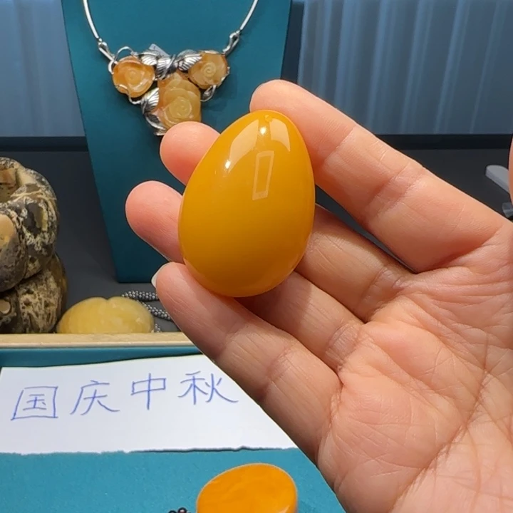 琥珀未镶嵌颈饰波兰设计款琥珀蜜蜡