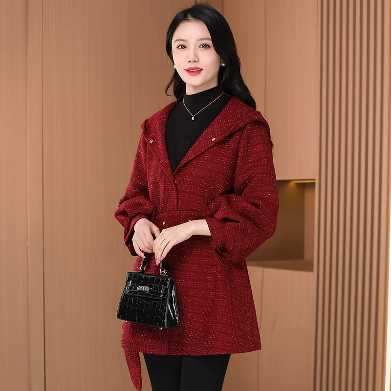 【外套】爆款气质时尚高端大气减龄收腰显瘦小香风外套-22100-q