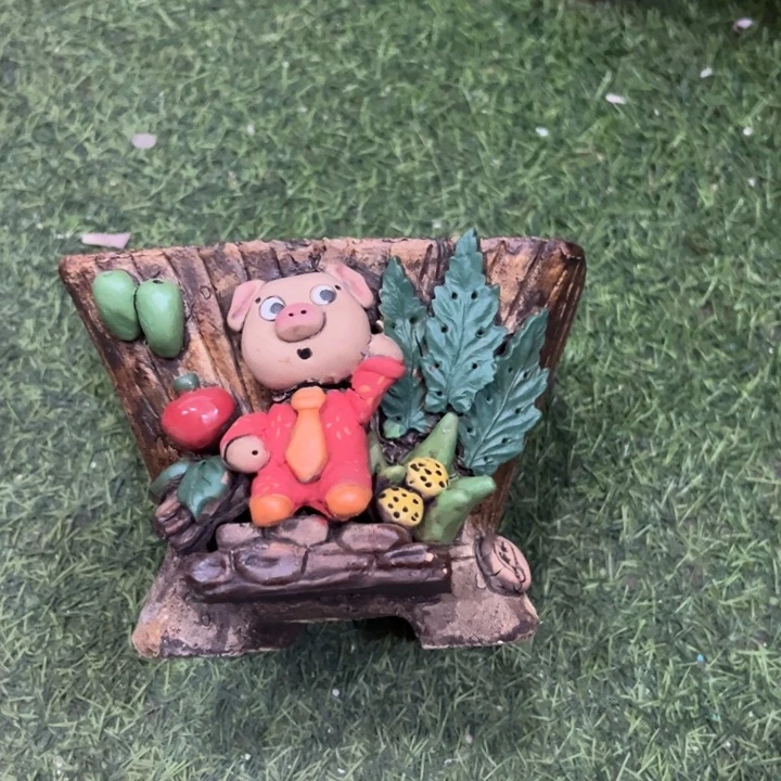 彩***街嘻哈微瑕多肉花盆百搭