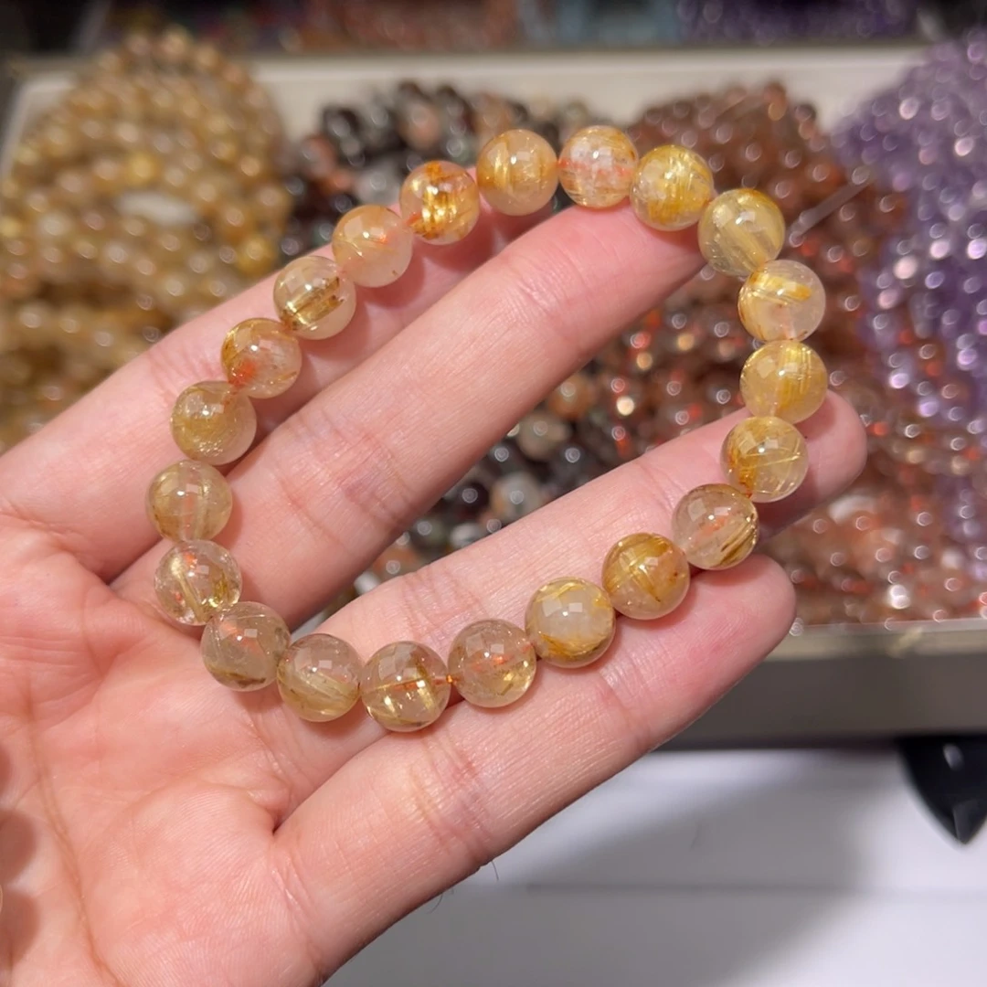 水晶手链未镶嵌金发050