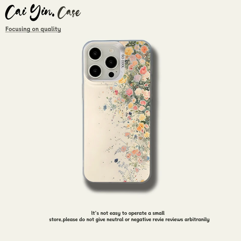 IMD彩银壳适用苹果16promax华为vivo小米oppo手机売新款防摔