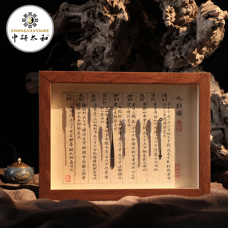 中研太和九针图 钢九针 文创礼品