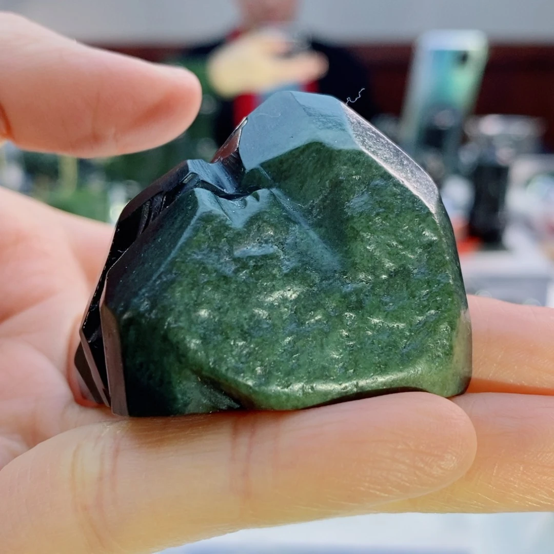 未镶嵌和田玉摆件玉山香插