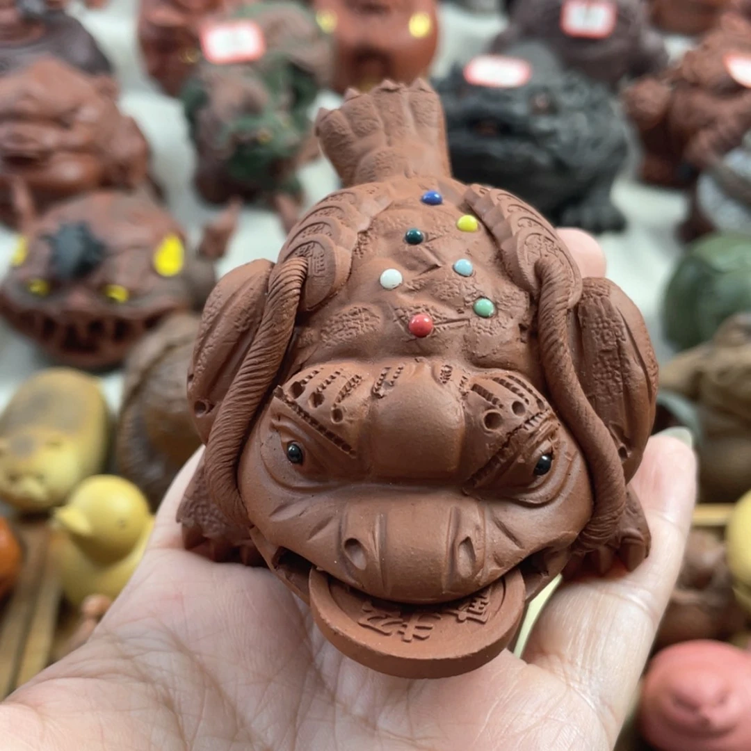 【闪购商品】紫砂茶宠紫砂金蟾