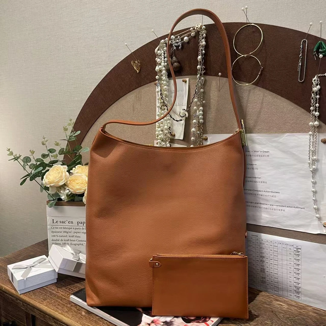 驴家单肩包水桶包托特包女士百搭斜跨包腋下包