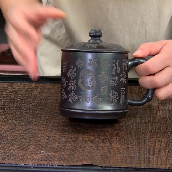 茶杯段泥高货放漏