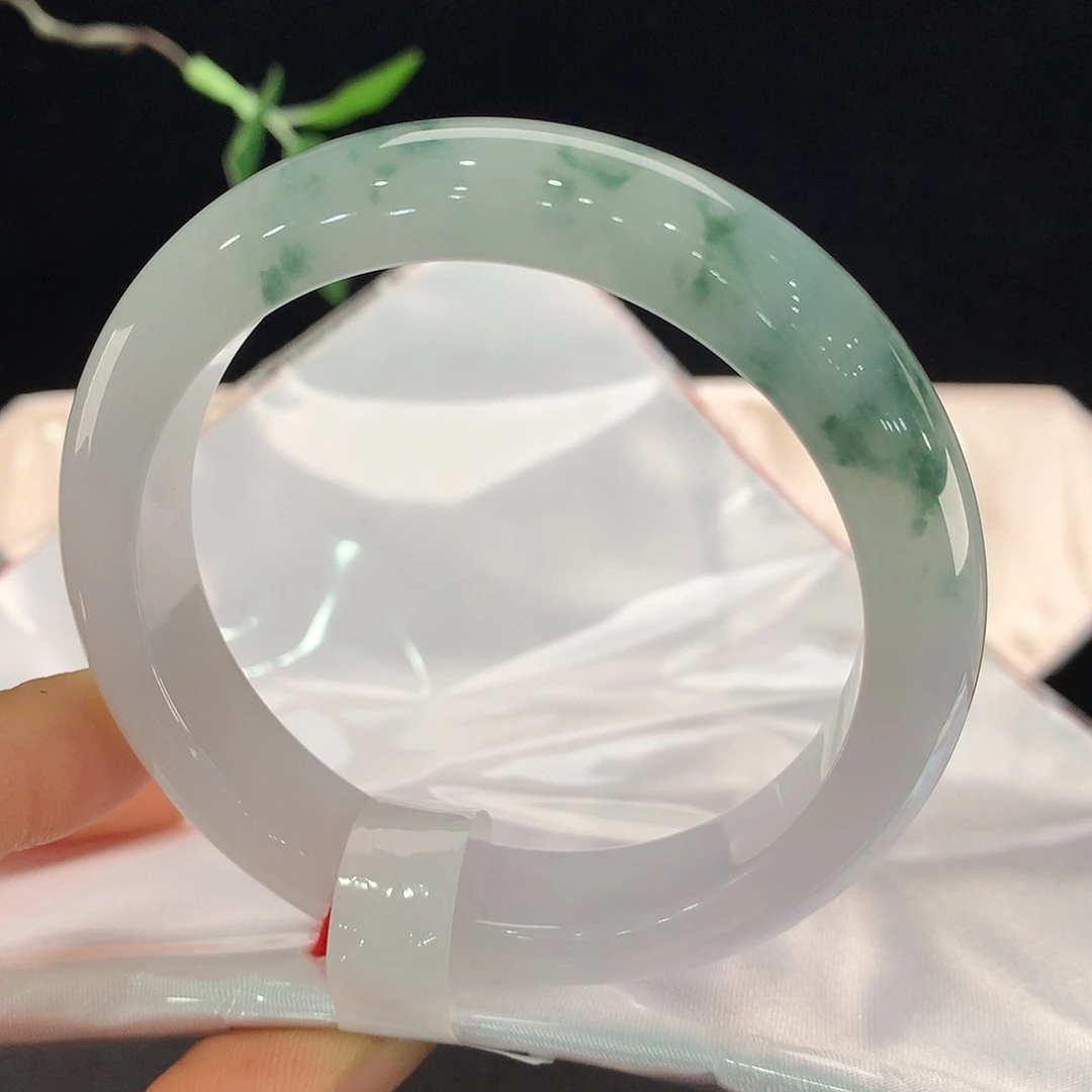 翡翠未镶嵌手镯0035