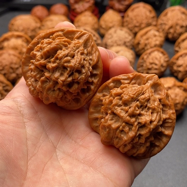 文玩核桃把件43.5尺官帽