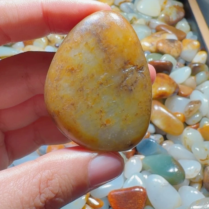 和田玉未镶嵌手链41克