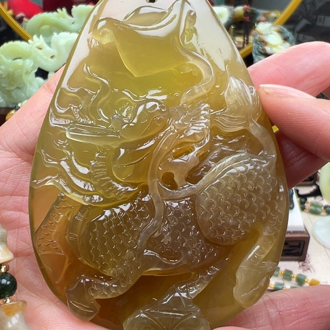 岫玉未镶嵌挂件挂件