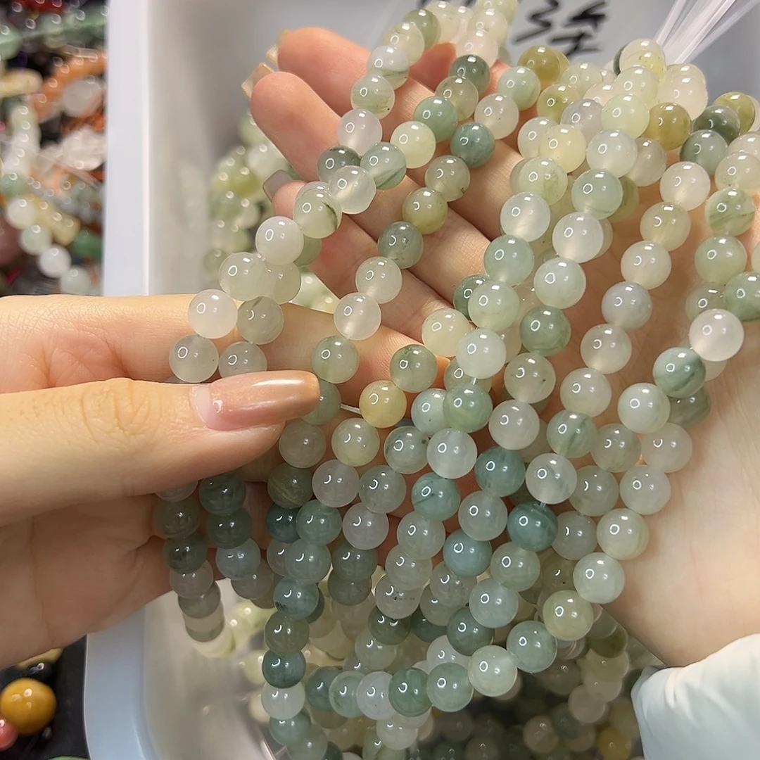 玛瑙/玉髓散珠天山翠卡8