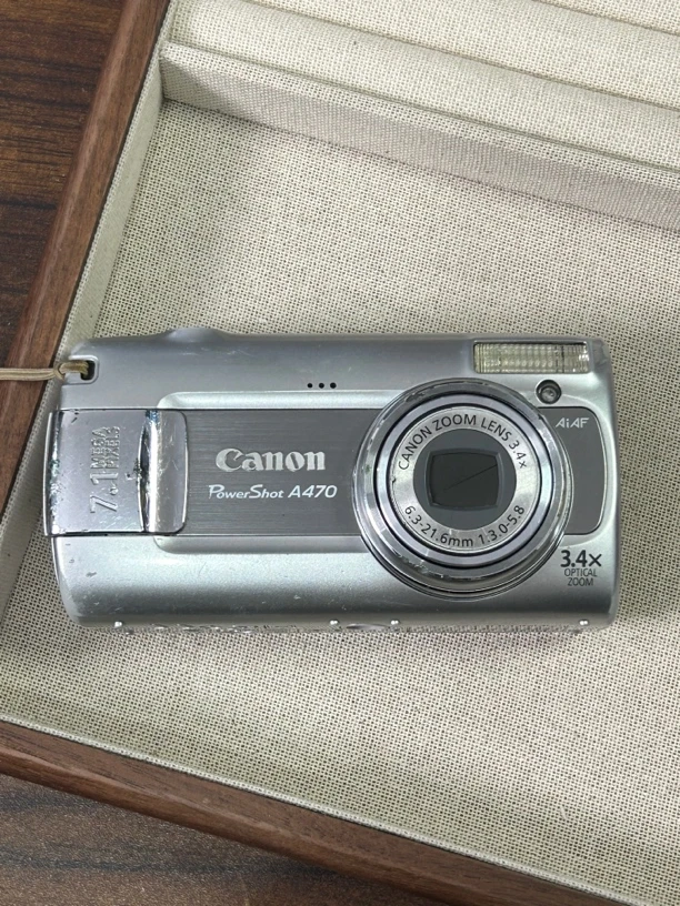 9新 Canon/佳能 a470 灰色 虞书欣同款 复古ccd 用号电池