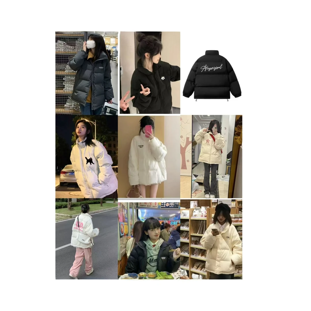 【品牌尾货】2024冬季面包服冬季情侣面外套男女款休闲加厚保暖棉袄