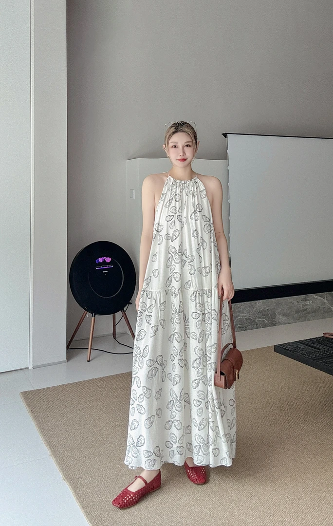 ANINE BING · 设计师品牌花色连衣裙 S72L018