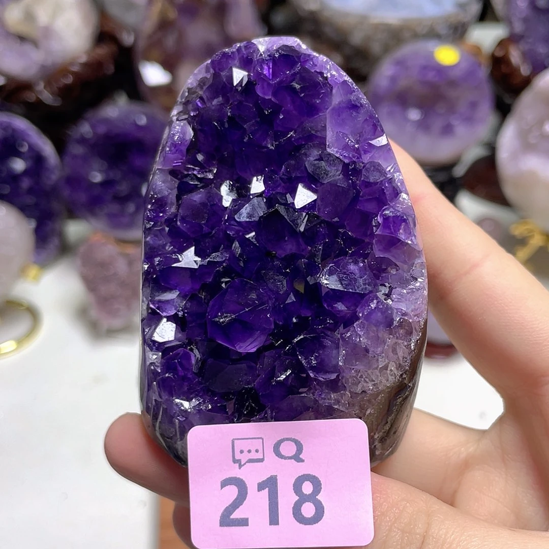 紫晶珠宝半成品未镶嵌