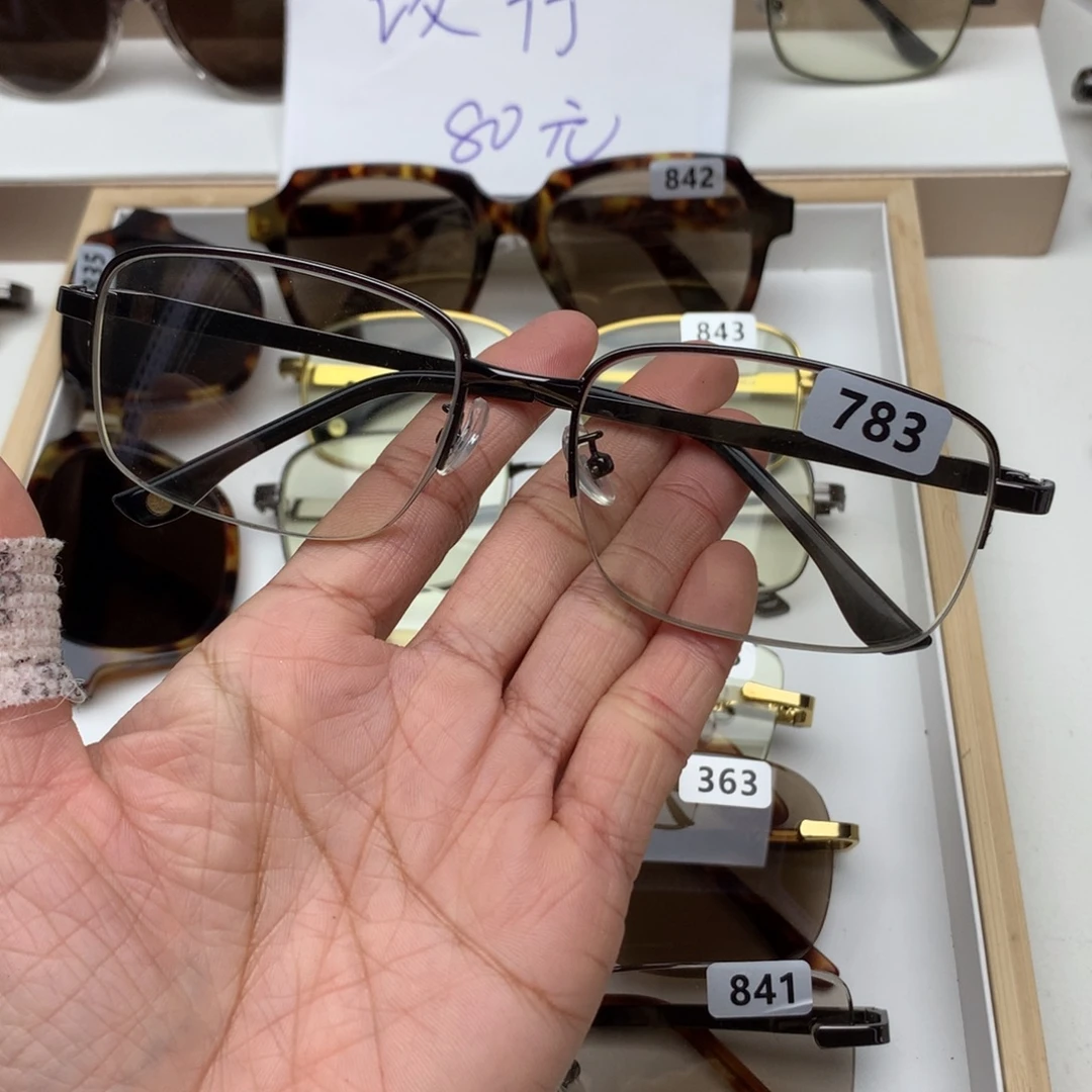 分体款半框眼镜783