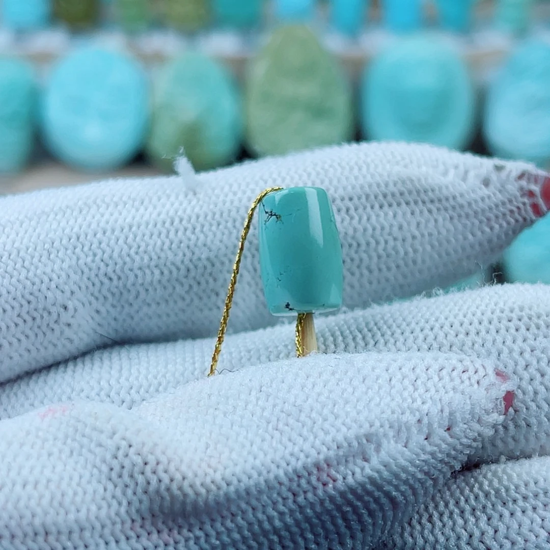 绿松石未镶嵌珠宝奇石配饰8✖️12