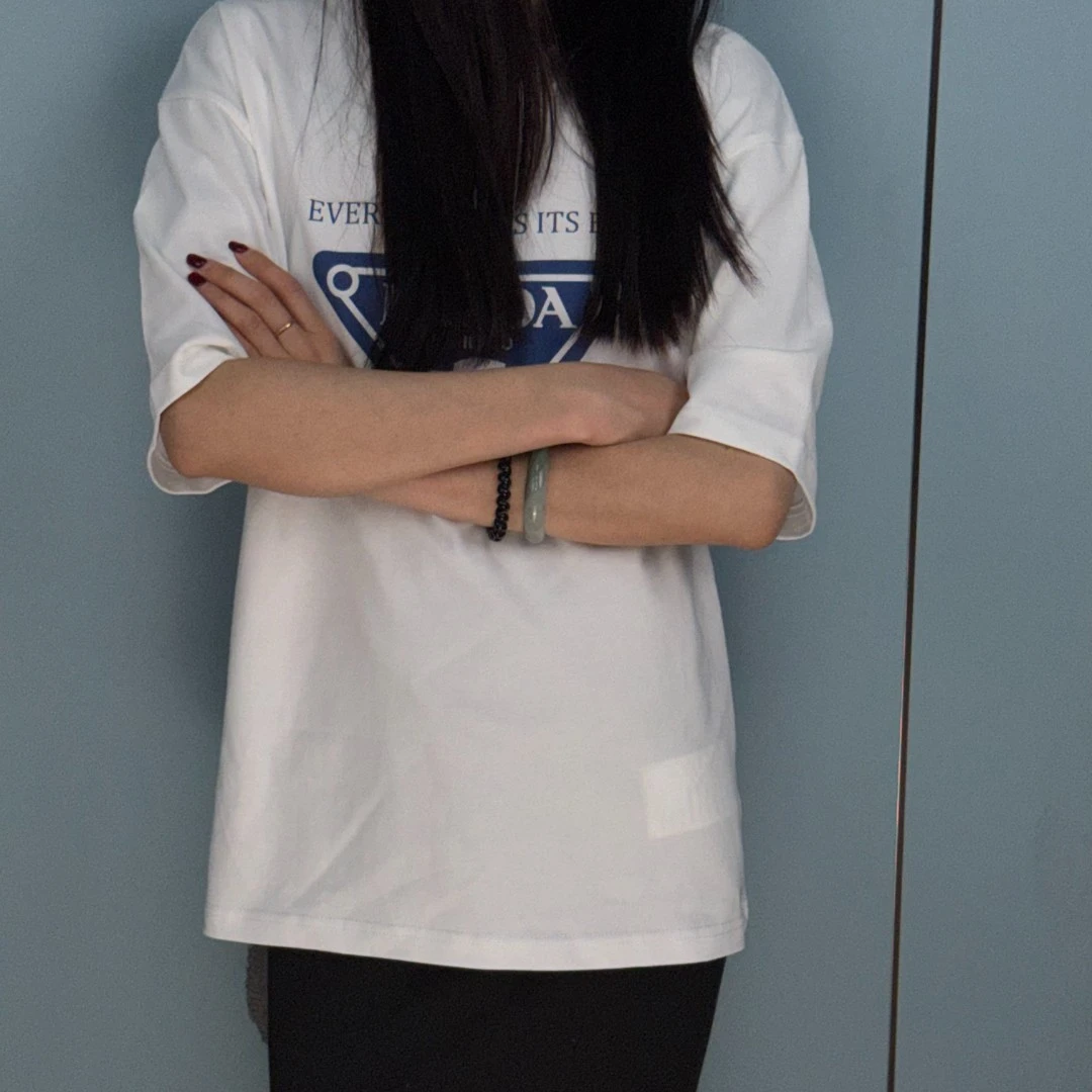 男士夏季潮牌T恤短袖 两色可选 P005