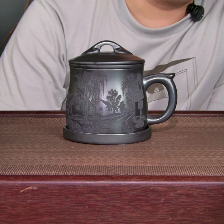 茶杯紫砂高货放漏