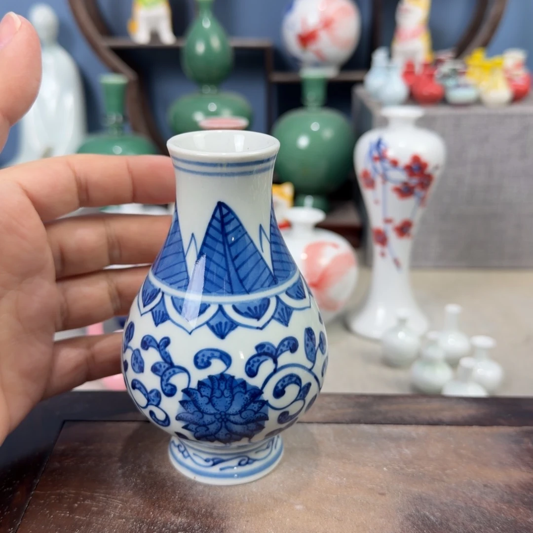 陶瓷手工小花器摆件