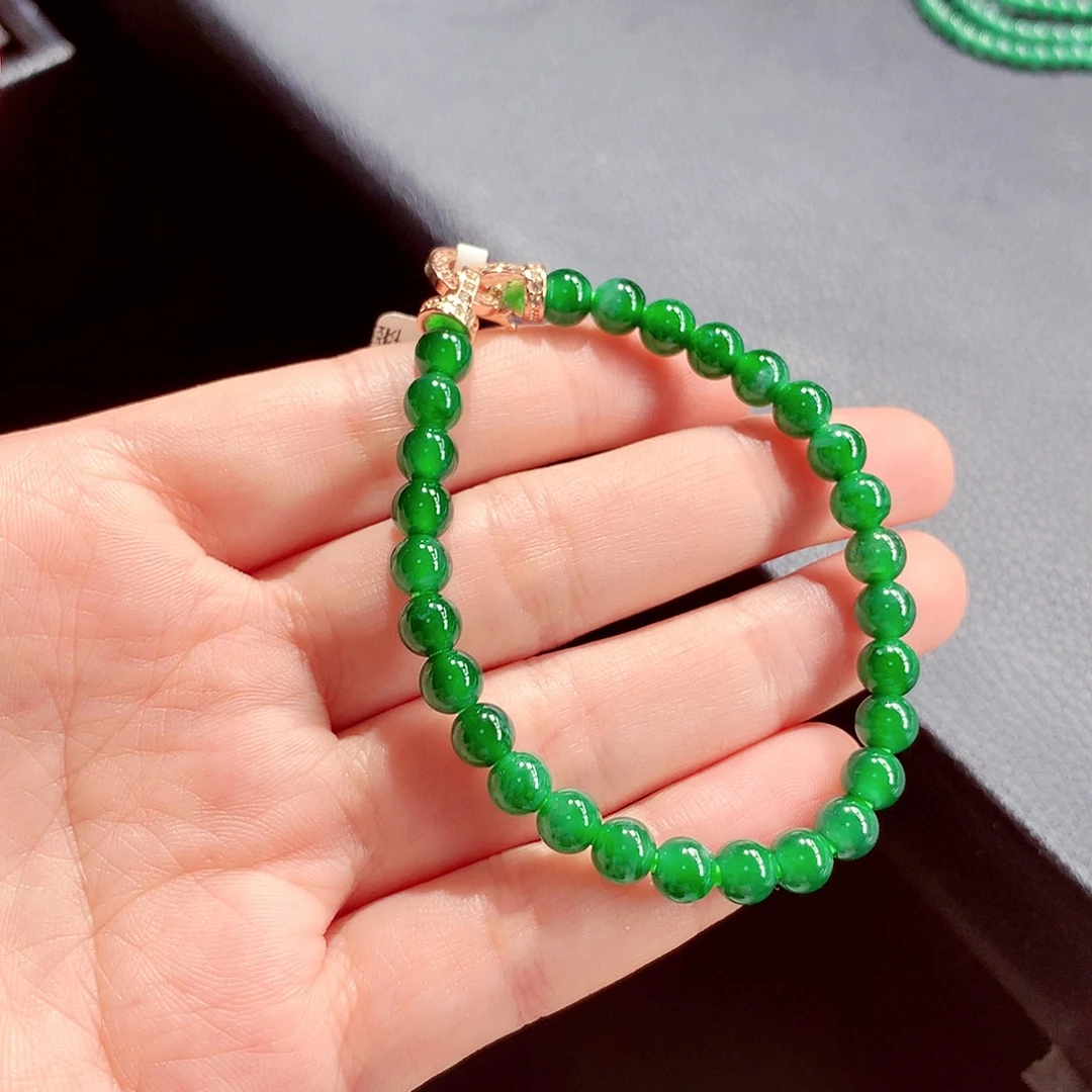 翡翠未镶嵌毛衣链