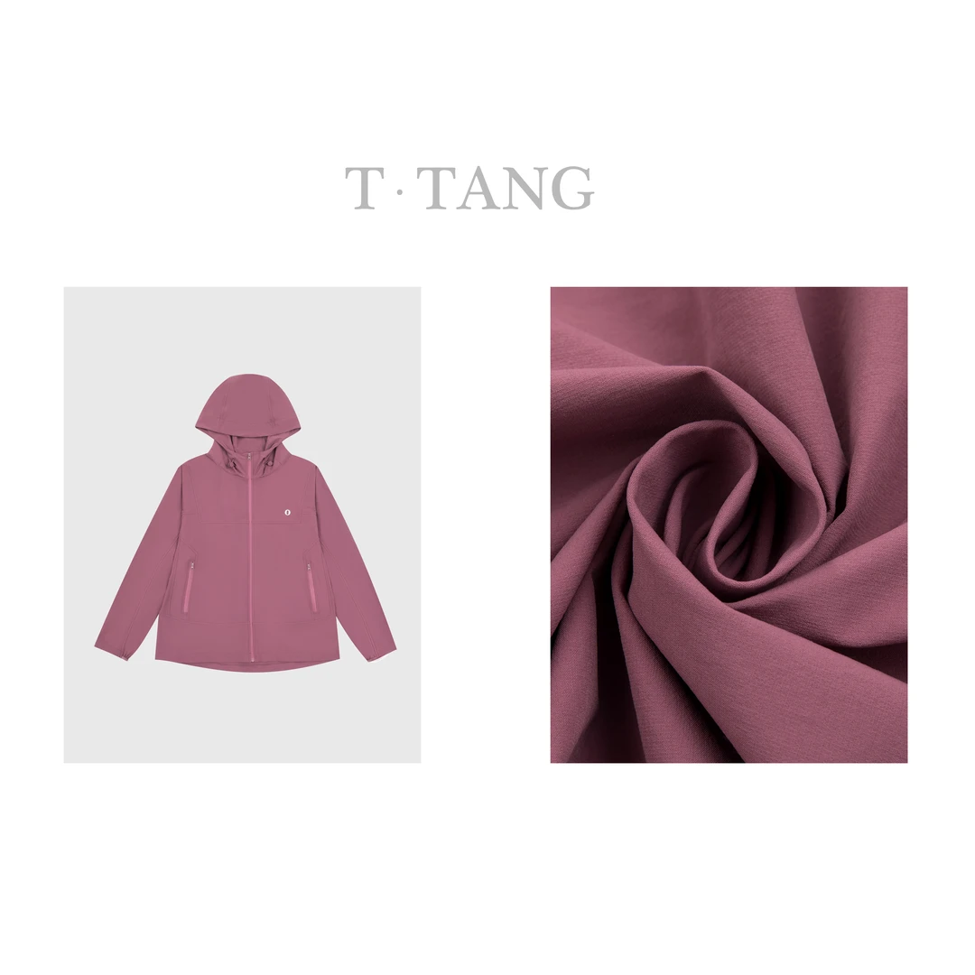 春季四面高弹珍珠底时尚显瘦连帽速干外套【6328】TT