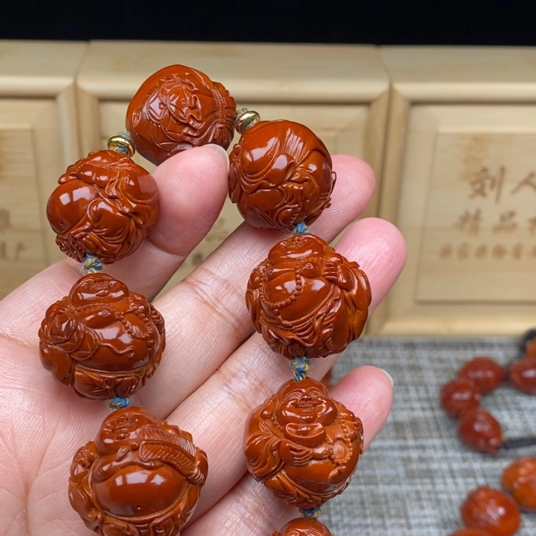 @***辉吊坠橄榄核弥勒24