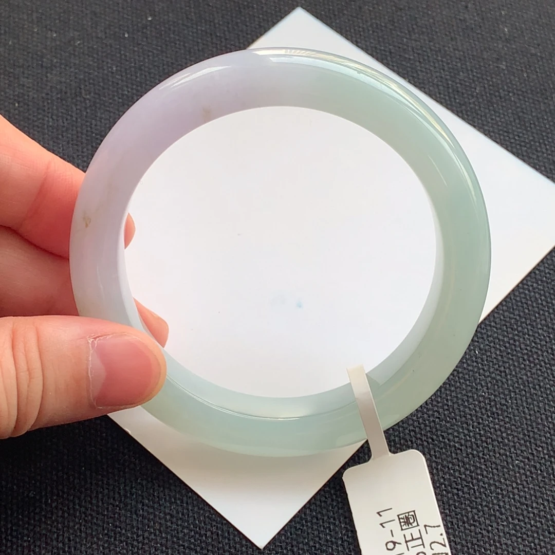 翡翠未镶嵌手镯19号55正