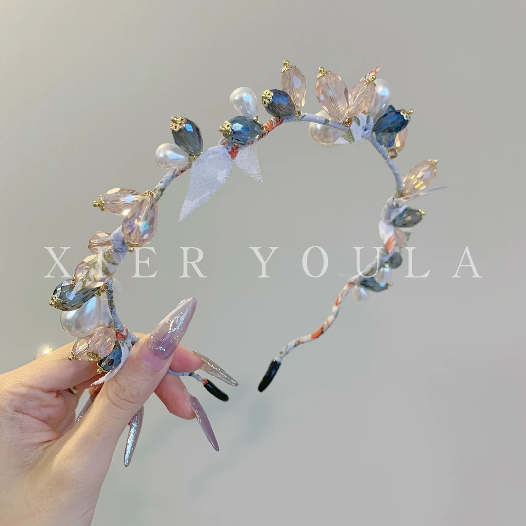 【喜儿ula】2-20-11时尚晶晶百搭甜美细款气质发箍