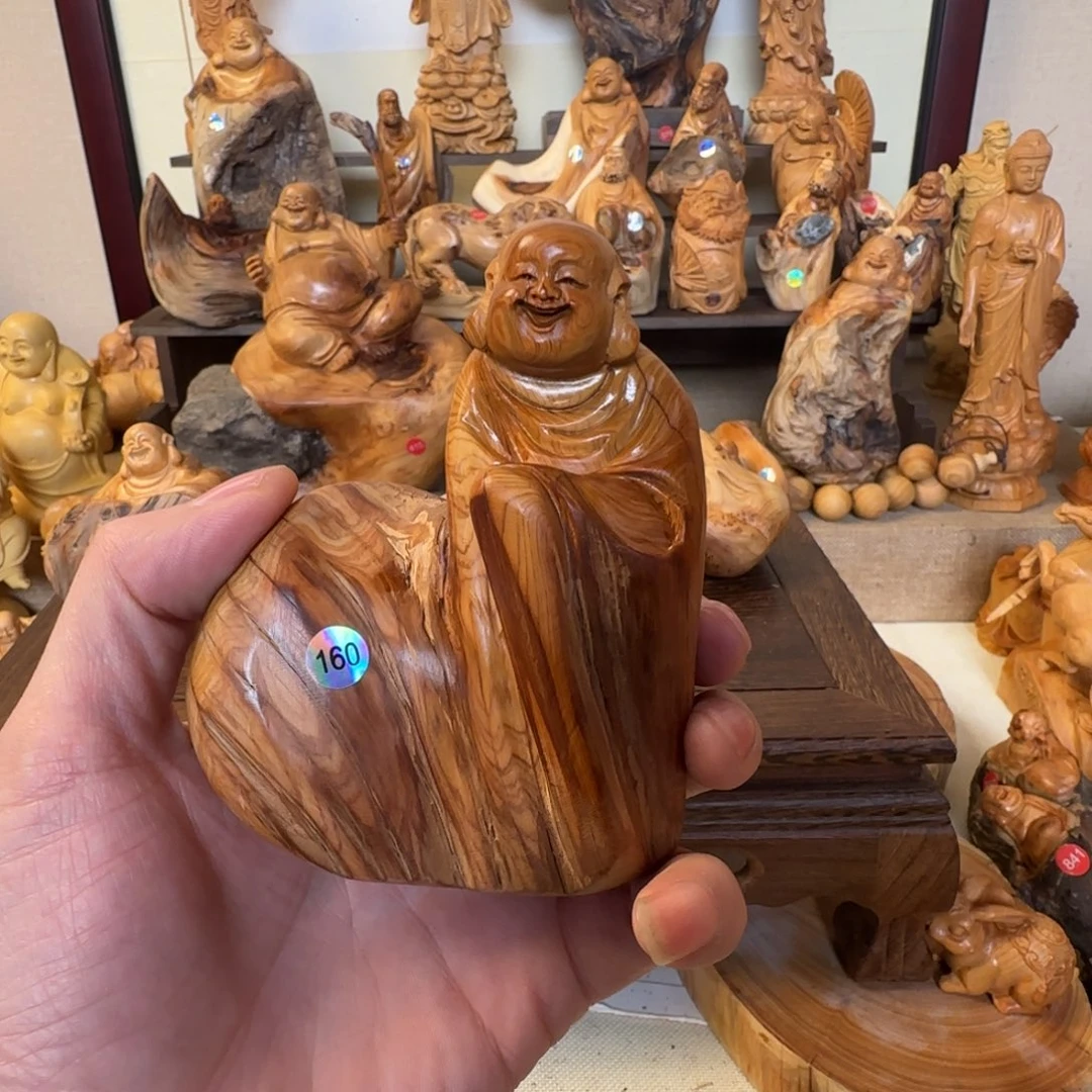 崖柏小木匠艺雕一物一拍