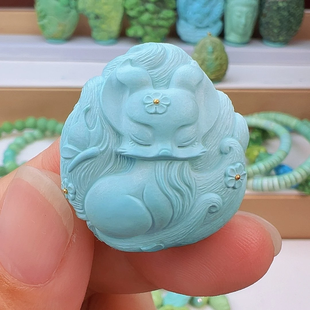 未镶嵌绿松石项链