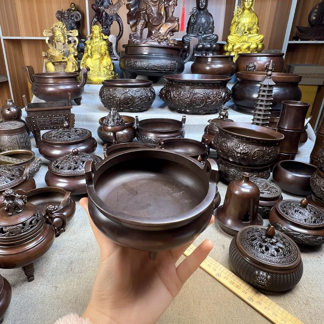 香炉铜香炉铜工艺品