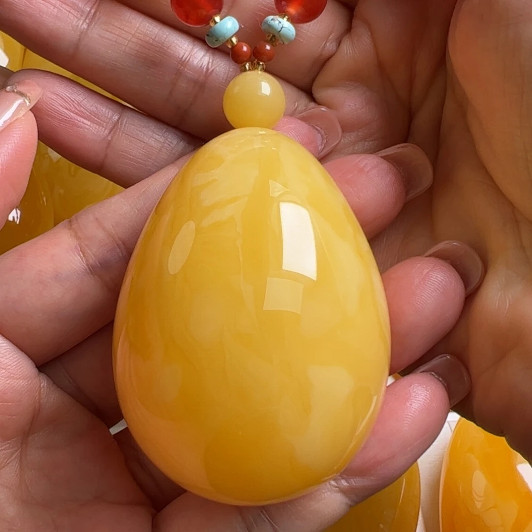 蜜蜡毛衣链未镶嵌无优化