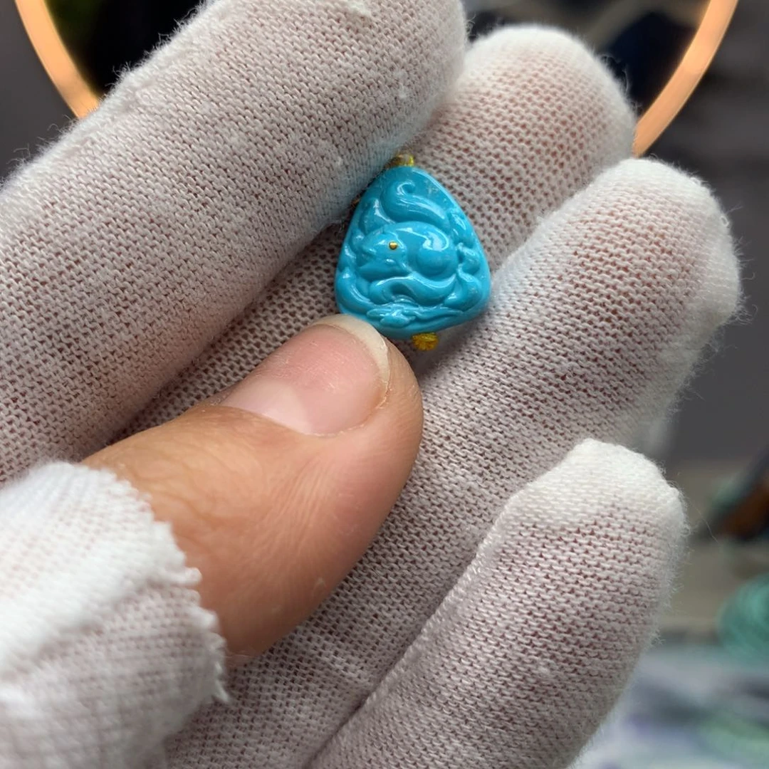 绿松石挂件未镶嵌