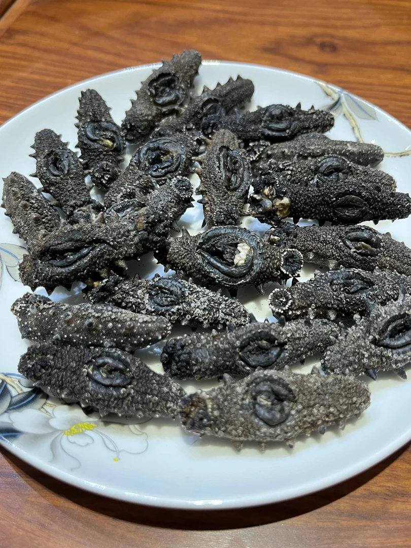 长岛野生日晒淡干海参250g~500g