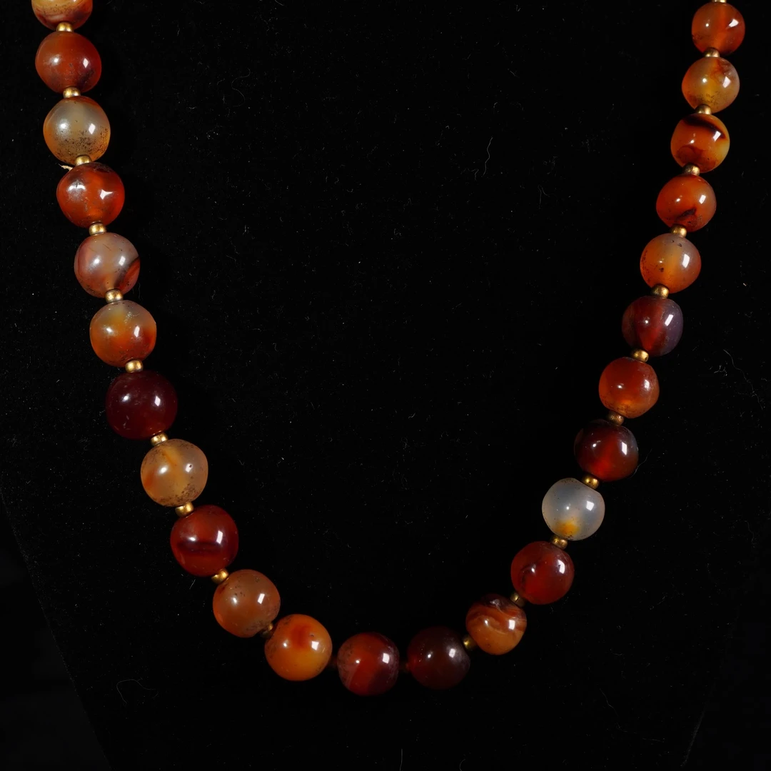 YZ91 清 红玛瑙串