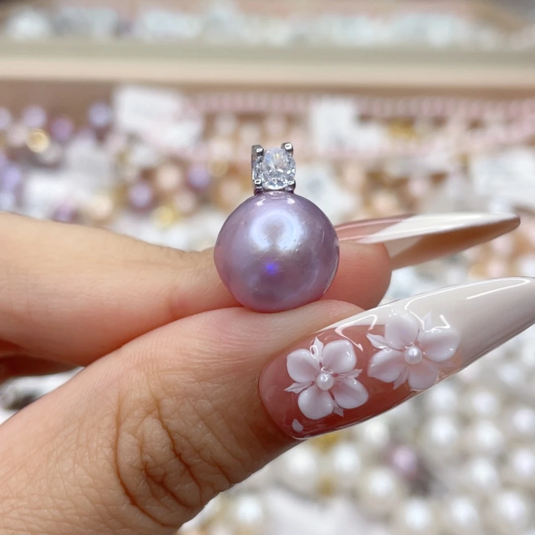 淡水珍珠未镶嵌吊坠(赠链)