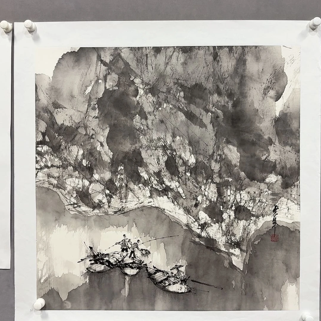 国画亲笔手绘放心去藏