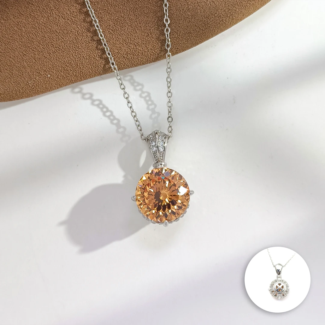 铜合金项链 WXF-007526【锦凤来仪】项链气质小众百搭轻奢